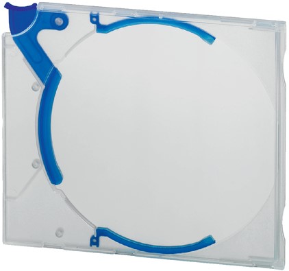 Boîtier CD Quickflip standard bleu 5 pièces