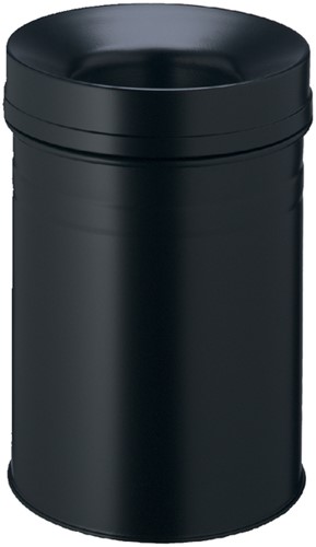 Corbeille à papier Durable anti-feu 15 litres noir