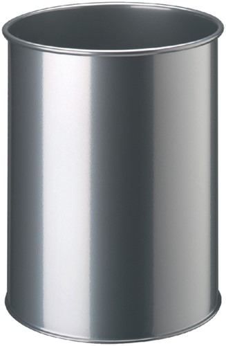 Papierbak Durable 3301-23 15liter rond zilver