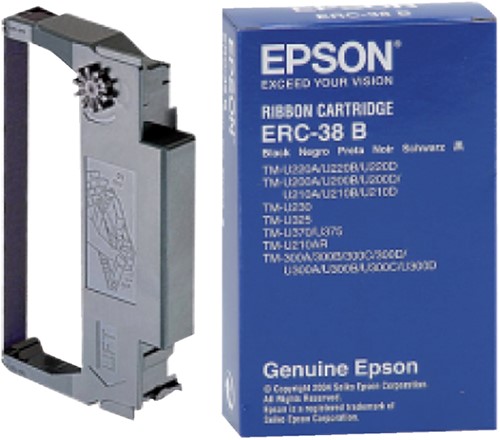 Ruban Epson S015244 pour ERC38 nylon noir