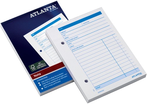 Carnet de factures Djois Atlanta A6 100 feuilles