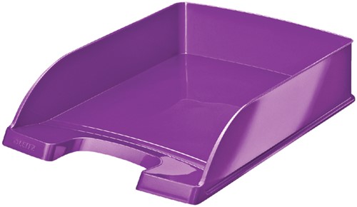 Corbeille à courrier Leitz WOW A4 violet