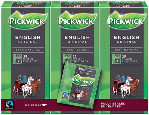 Thé Pickwick Fair Trade anglais 25x 2g