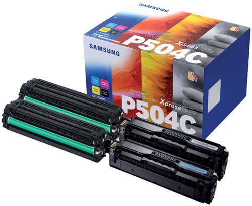 Cartouche Toner Samsung/HP CLT-P504C noir+couleur