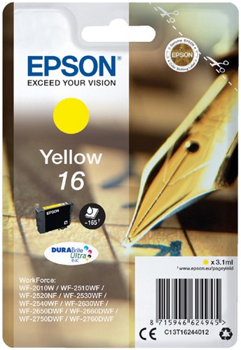 Cartouche d’encre Epson 16 T1624 jaune