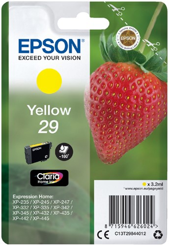 Cartouche d’encre Epson 29 T2984 jaune