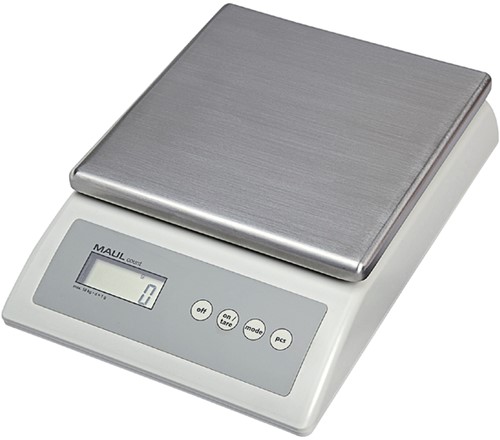 Balance de comptage MAULcount 10kg plateau métal 17x17,5cm 220V + pile gris