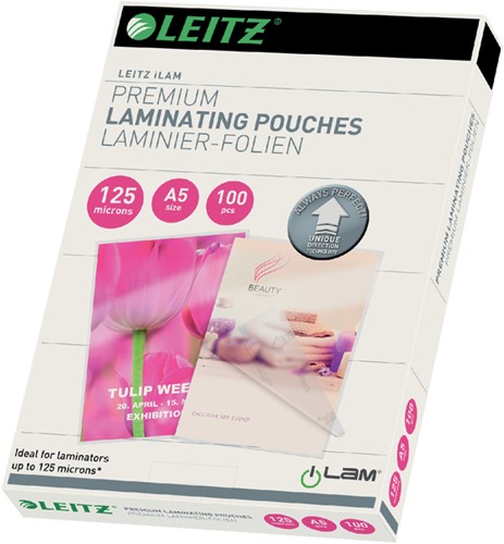 Pochette de plastification Leitz iLAM A5 2x125 micron 100 pièces