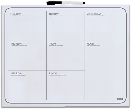 Planning semaine Desq 40x50cm magnétique