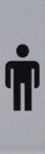 Pictogramme messieurs 165x44mm