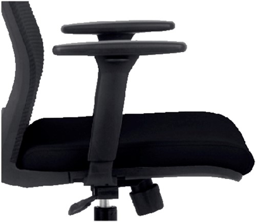 Accoudoir Euroseats Evora réglable noir 2 pièces