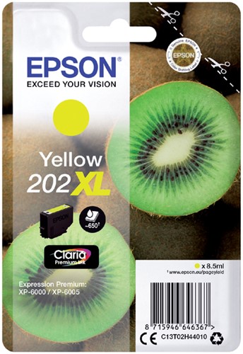 Cartouche d'encre Epson 202XL T02H44 jaune