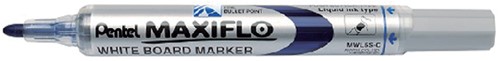 Marqueur tableau blanc Pentel MWL5 Maxiflo ogive 1mm bleu