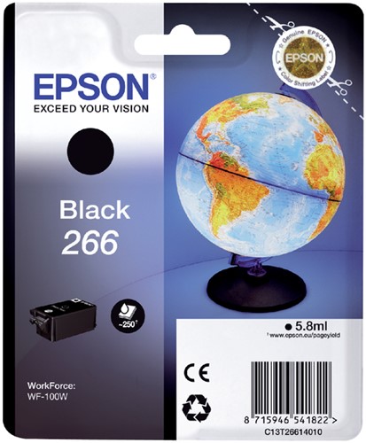 Cartouche d'encre Epson 266 T2661 noir