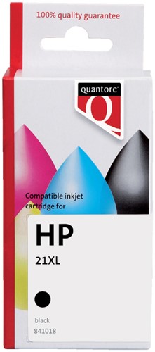 Inktcartridge Quantore alternatief tbv HP C9351A 21XL zwart