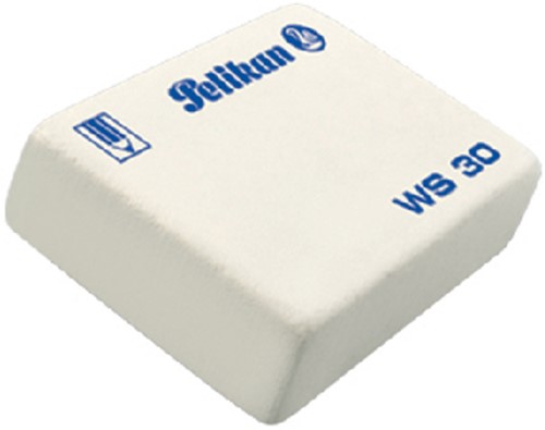 Gomme crayon Pelikan WS30 tendre 37x30x9mm blanc