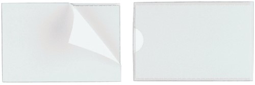 Porte-étiquette Durable Pocketfix 57x90mm adhésive 10 pièces