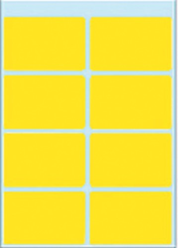 Etiquette HERMA 3691 26x40mm jaune 40 pièces