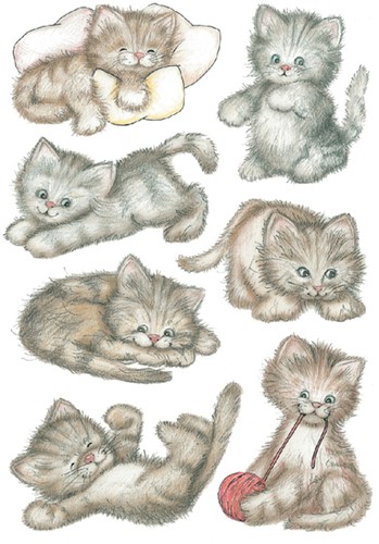 Etiquette HERMA 3477 Mignons chatons