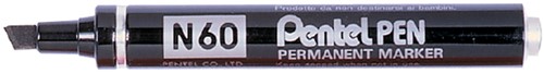 Marqueur Pentel N60 biseau 1,2-6mm noir