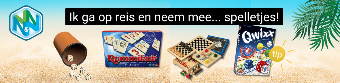 Welke spelletjes neem je mee op zomervakantie?